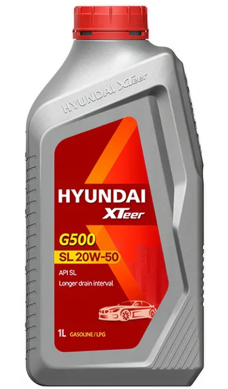 Envase de aceite HYUNDAI HYUNDAI ACEITE G700 20W50 SEMI SINTETICO - QT 1LT grado 20W50 - Lubricentro Piloto